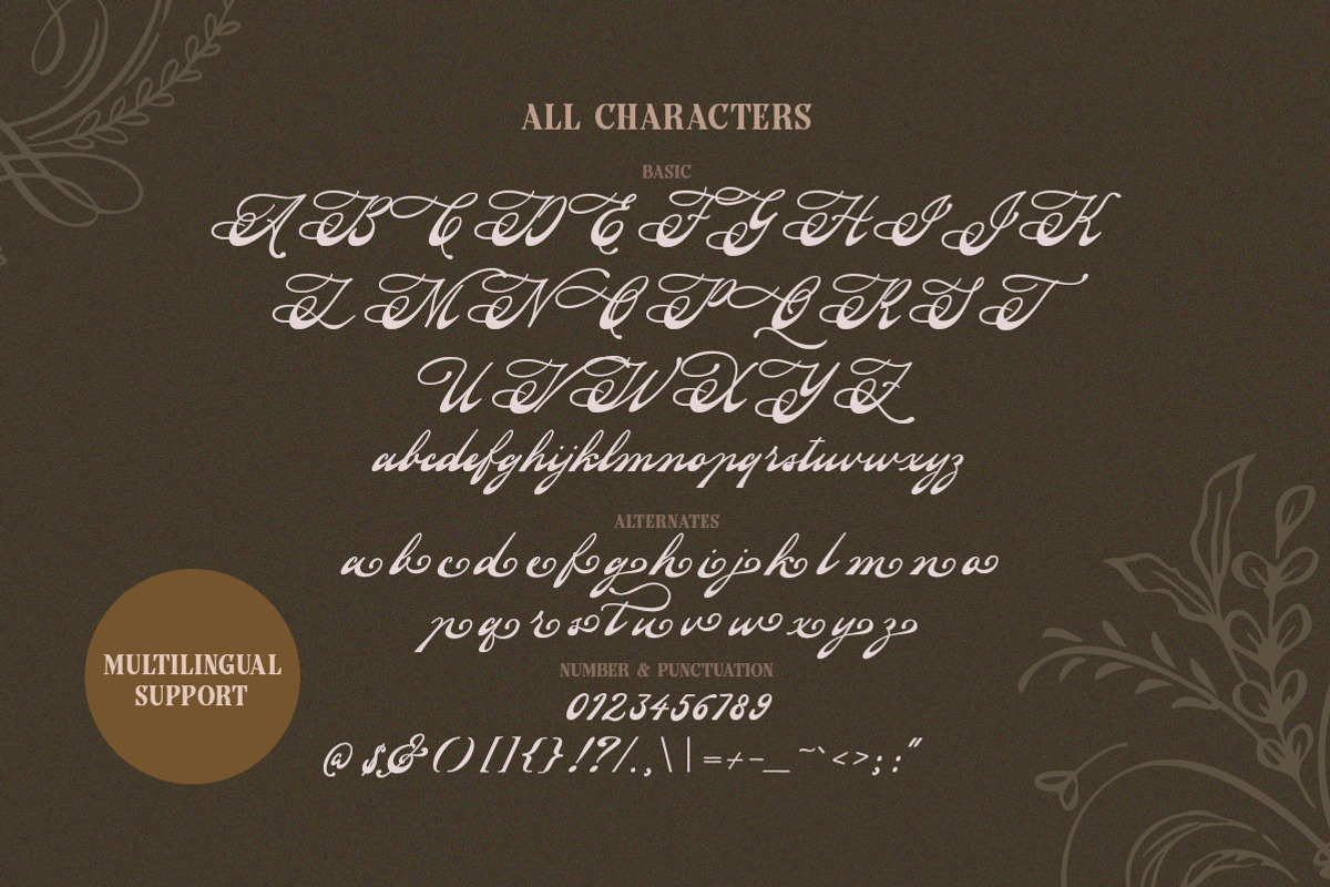 Yesternight - Classic Script, a Script Font by Letterhend Studio (Photo 5 of 10)