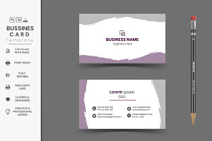 Brush Type Business Cards, a Business Card Template by DESIGNSKIT