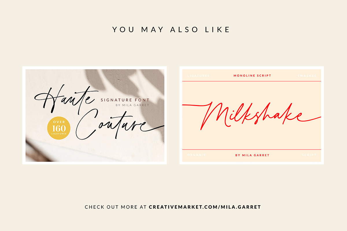 Marilyn Wilde Handwriting Script, a Script Font by Mila Garret (Photo 18 of 18)