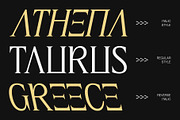 CS Olivera – Greek Font, a Serif Font by Craft Supply Co. (Thumbnail 3 of 8)