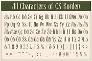 CS Borden – Elegant Font, a Sans Serif Font by Craft Supply Co. (Thumbnail 8 of 8)