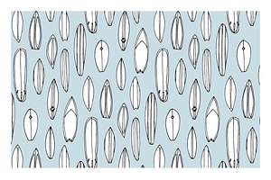 Summer Surfboard Pattern