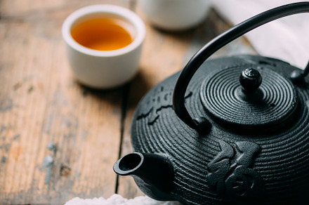 Traditional japanese herbal tea reci, a Background Photo by hitdelight