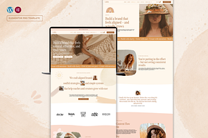 Boho Coach WordPress Template Kit, a WordPress Template by Web Template Market