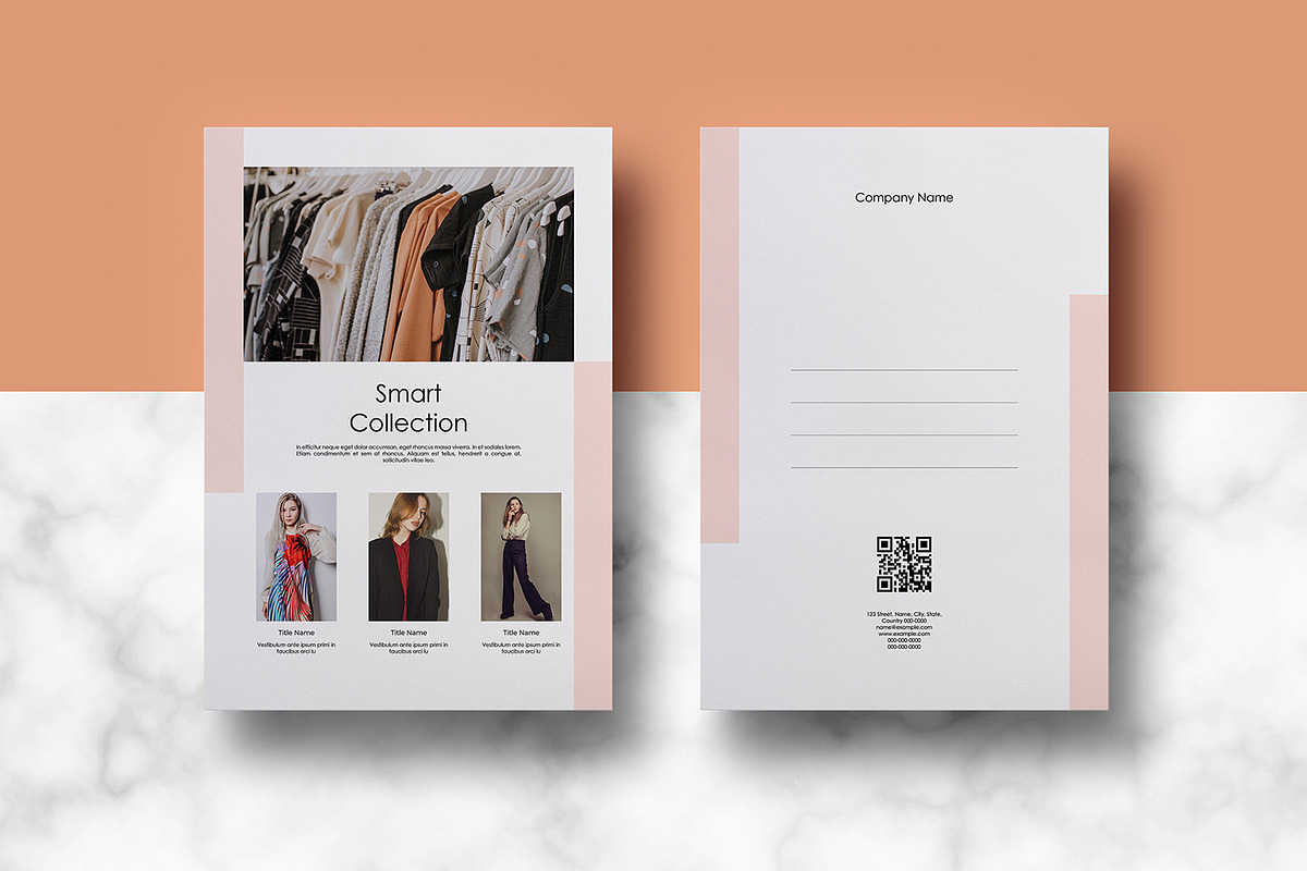 Postcard Template, a Card Template by crazyOWL (Photo 3 of 6)