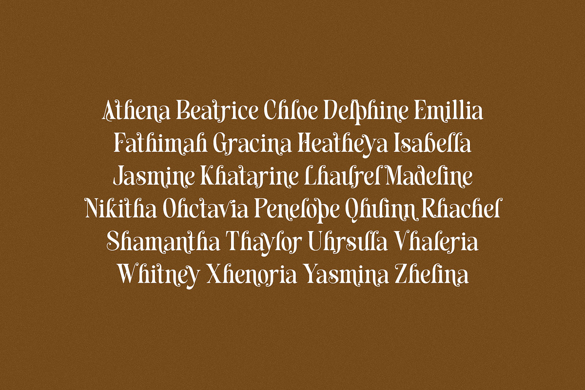 Blenisa Modern Beautiful Font, a Serif Font by RantautypeStudio (Photo 3 of 17)