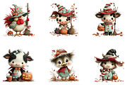 Quirky Halloween Farm Animals, a Seasonal Illustration by CreationArt (Thumbnail 5 of 5)