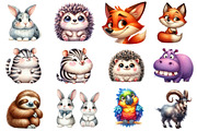 Quirky Funny Animals Sublimation, an Illustration by CreationArt (Thumbnail 4 of 4)