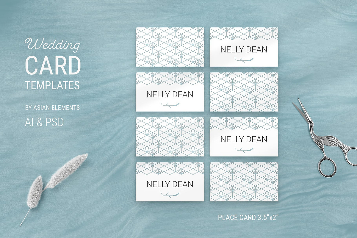 Elegant Wedding Stationery Templates, a Stationery Template by AsianElements (Photo 5 of 10)