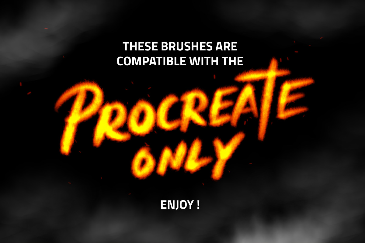 Procreate Fire Brush, a Brush Add-On by Nurmiftah (Photo 10 of 10)