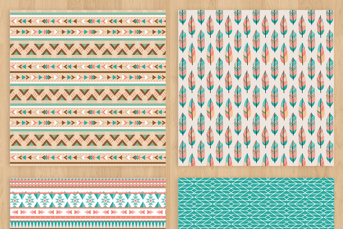 Boho Paper Pack, a Pattern Graphic by Zlatoena Clipart (Photo 2 of 4)