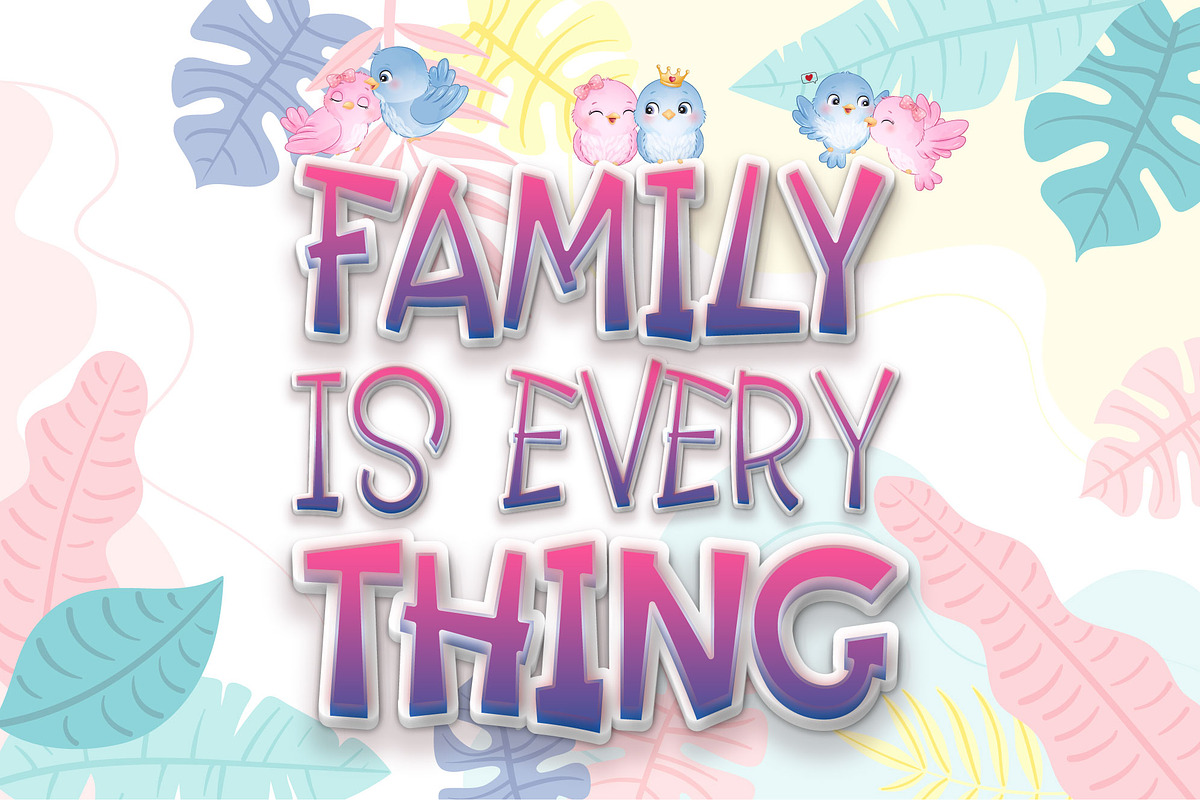 Cartoon Family Font, a Handwritten Font by Nobu Collections (Photo 7 of 9)