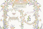 Summer Garden Wedding Set, a Decorative Illustration by AlenaVlasko stock Market (Thumbnail 1 of 10)