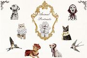 The Noble Manor-victorian animals, a Decorative Illustration by Amely.Art (Thumbnail 3 of 15)