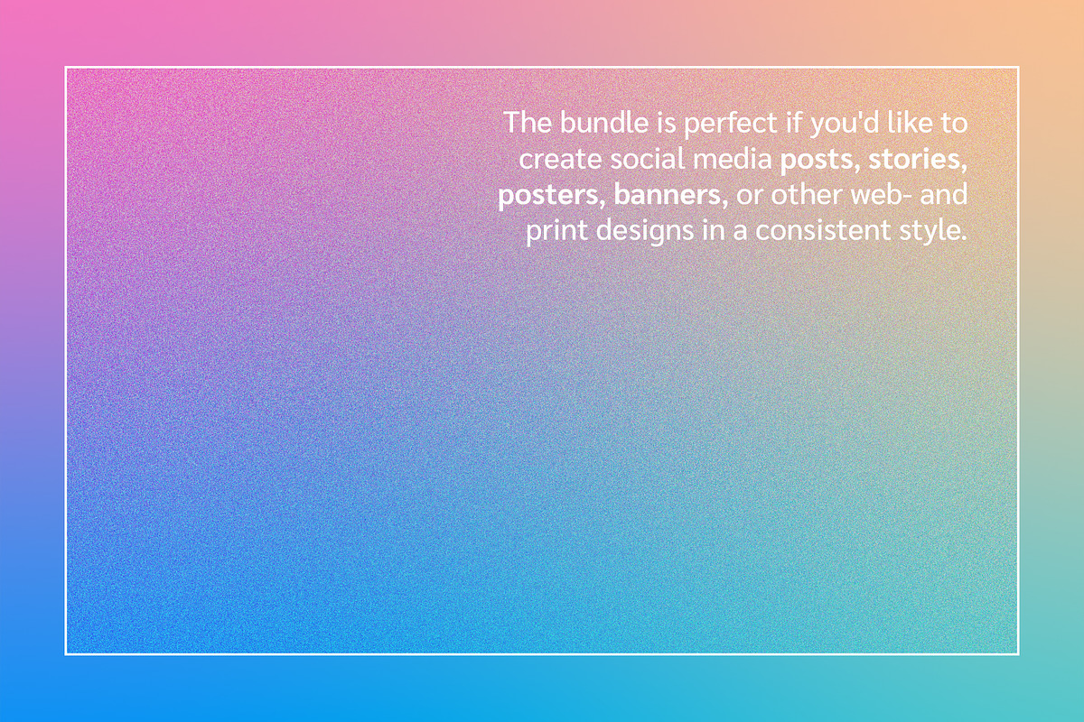 Vibrant – 100 Gradient Backgrounds, a Texture Graphic by MarkSupply (Photo 3 of 5)