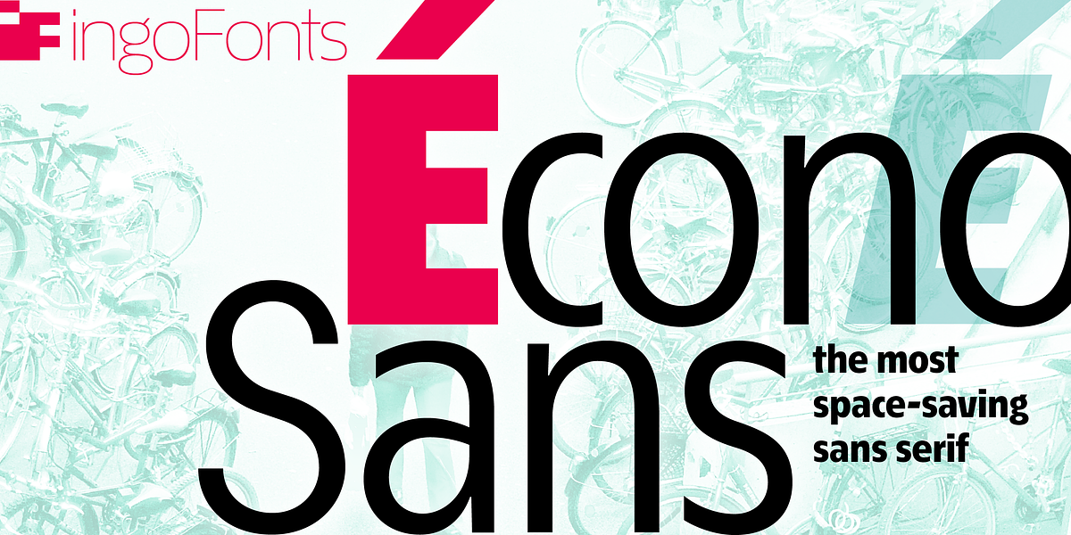 Écono Sans Pro, a Sans Serif Font by ingoFonts (Photo 1 of 9)