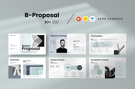 Brand Proposal Presentation Template, a Presentation Template by Slide-Agency