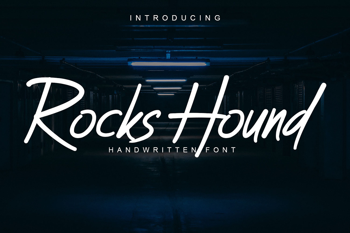 Rocks Hound - Handwritten Font, a Handwritten Font by Fernande (Photo 1 of 8)