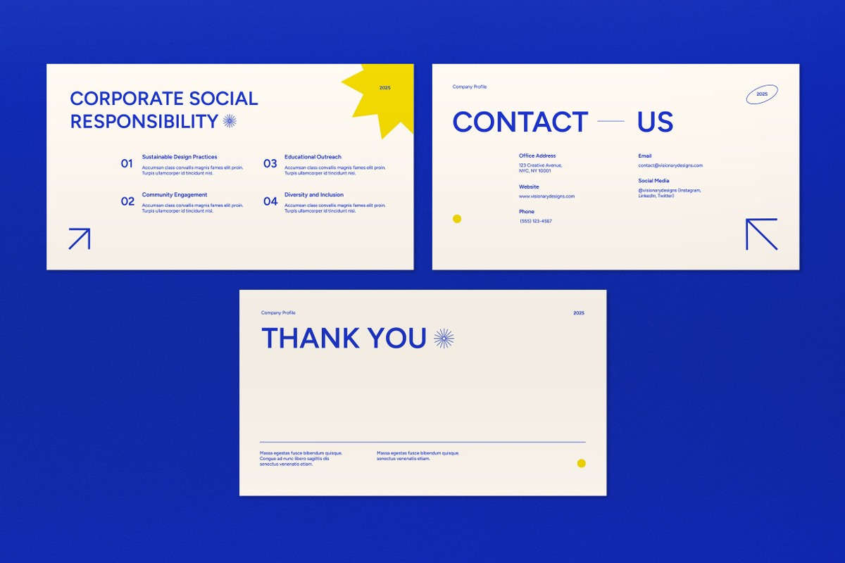 White Company Profile Google Slide, a Presentation Template by graphicook (Photo 5 of 5)