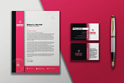 Company Business Card & Letterhead, a Business Card Template by designerzDukan (Thumbnail 1 of 3)