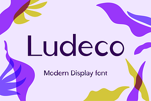 Ludeco Modern Display Font
