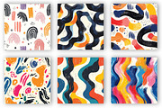 Quirky Lines Seamless Patterns, a Seasonal Illustration by Daily.Designs (Thumbnail 2 of 3)