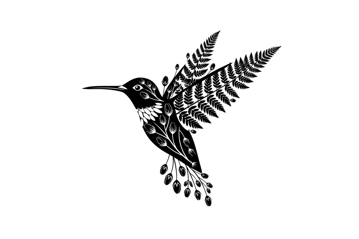 Decorative Floral Hummingbird Bundle, an Illustration by jahid234 (Photo 28 of 31)