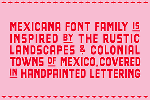 Mexicana Font Family