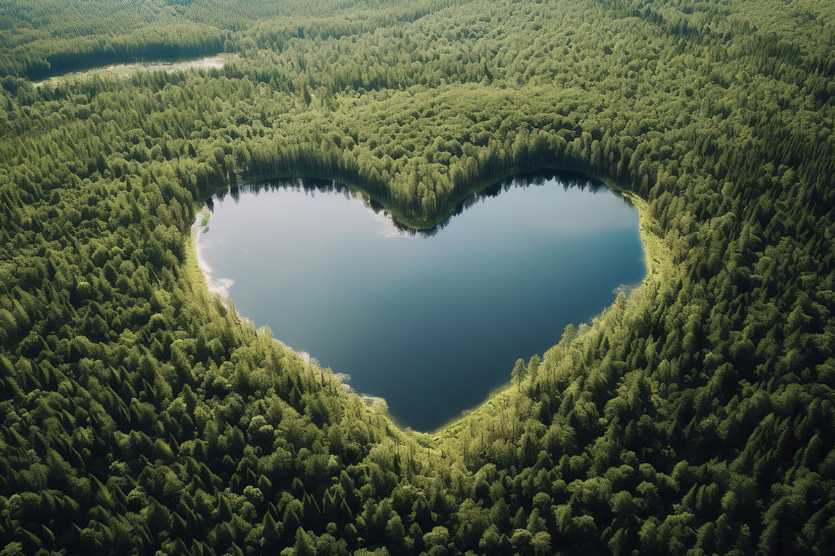 The Hearts of Nature - 23 images, a Decorative Illustration by Handmadefont (Photo 9 of 10)
