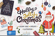 Holly Jolly Christmas collection, a Seasonal Illustration by Sketchetarian (Thumbnail 1 of 8)