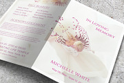 Orchid Funeral Program Template, a Brochure Template by Final Tribute (Thumbnail 1 of 5)