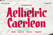 Aetheltic Caerleon Blackletter, a Blackletter Font by dansdesign (Thumbnail 1 of 12)