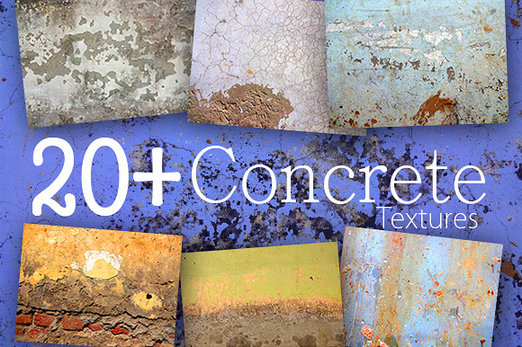 20 Concrete Textures Pack 1 preview 6