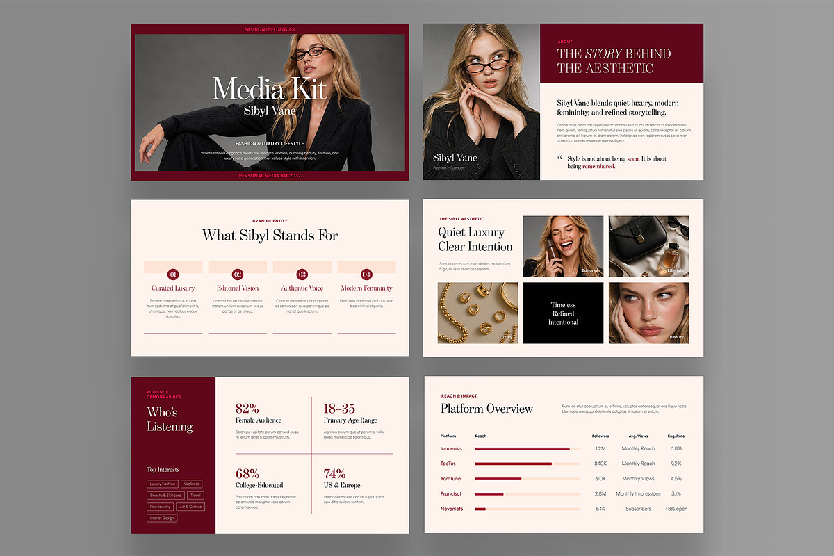 Digital Media Press Kit Template, a Brochure Template by BrandPacks (Photo 2 of 5)