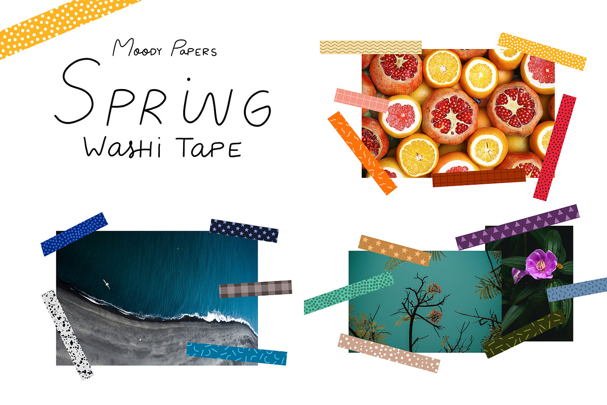 Spring Washi-Tape, an Illustration by MoodyPapers (Photo 1 of 5)