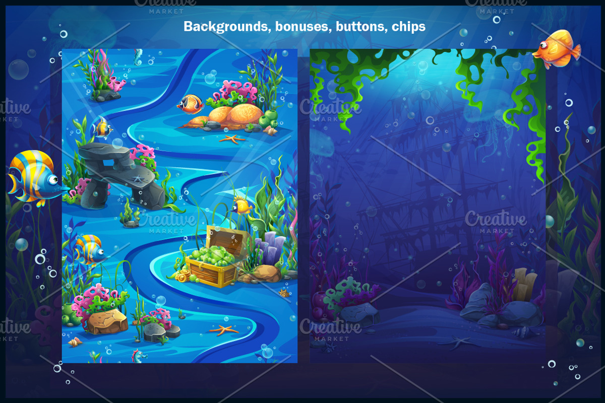 Fish world mach 3 for tablets, an Animal Illustration by Nearbirds (Photo 9 of 9)