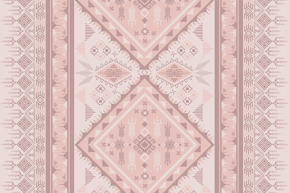soft pink tribal pattern