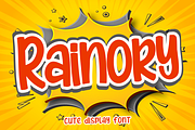 Rainory-Child kid fun font display, a Font by Pandanwangi (Thumbnail 7 of 7)