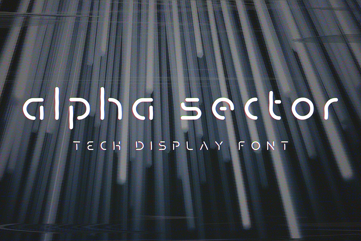 Alpha Sector - Tech Font