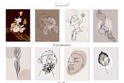 TRANSPARENT FLORA abstract BUNDLE, a Texture Illustration by ArtOLB (Thumbnail 3 of 14)