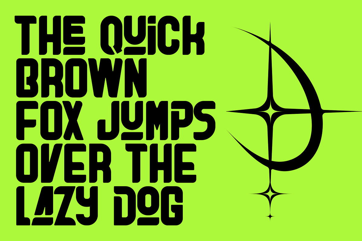 Subotica Futuristic Y2k Display Font, a Sans Serif Font by dansdesign (Photo 4 of 10)