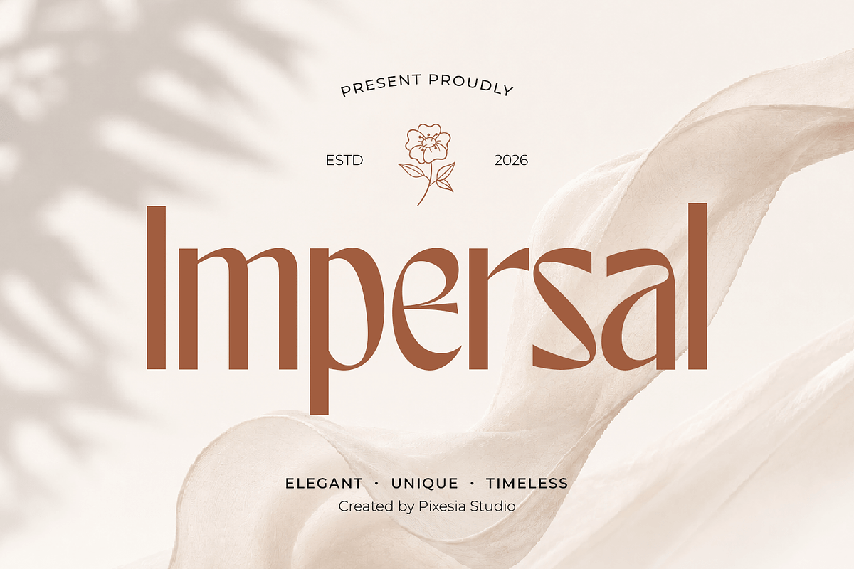 Impersal - Bold Condensed Font, a Sans Serif Font by Pixesia Studio (Photo 1 of 11)