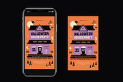 Halloween House Party Event Flyer Se, a Flyer Template by VectorVactory (Thumbnail 3 of 4)