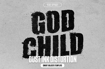 Dust Ink Distortion Text Effect, a Layer Style Add-On by iDoodle Studio