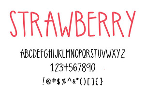 Strawberry Handwritten Sans Serif