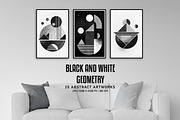 Black and White Geometry, a Decorative Illustration by Digital Art Creations (Thumbnail 5 of 7)