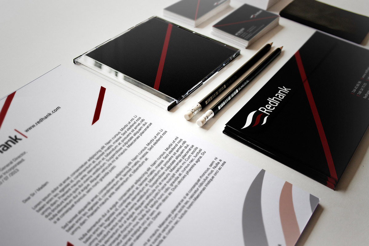 Black Corporate Identity, a Stationery Template by Marvel (Photo 1 of 4)