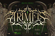 Arimels - Tribal Display Font
