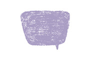 Crayon doodle speech bubble set, an Object Graphic by Elena Pimukova (Thumbnail 6 of 15)