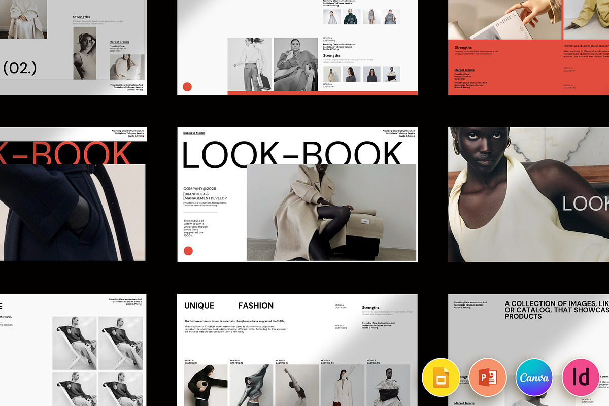 Aura | Lookbook and Brief Template, a Presentation Template by Studio Industry (Photo 2 of 10)